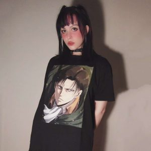 Levi Ackerman anime majica A18 – Attack on Titan merch iz Animestorers
