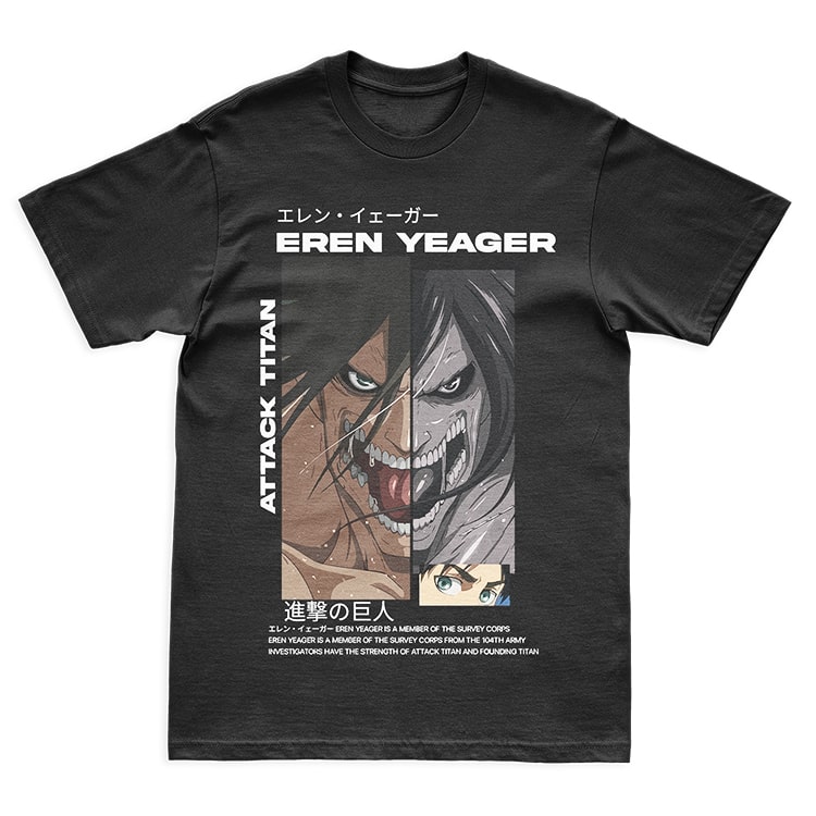Eren Yeager Attack on Titan Majica A44