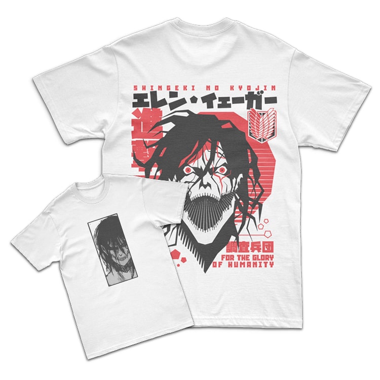 Eren Yeager Attack on Titan Majica A45