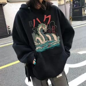 Spirited Away Haku Ghibli Dukserica A10