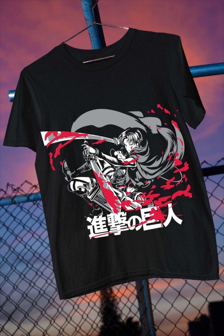 Levi Attack on Titan Majica A108