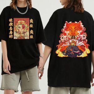 Rengoku Demon Slayer Majica A220